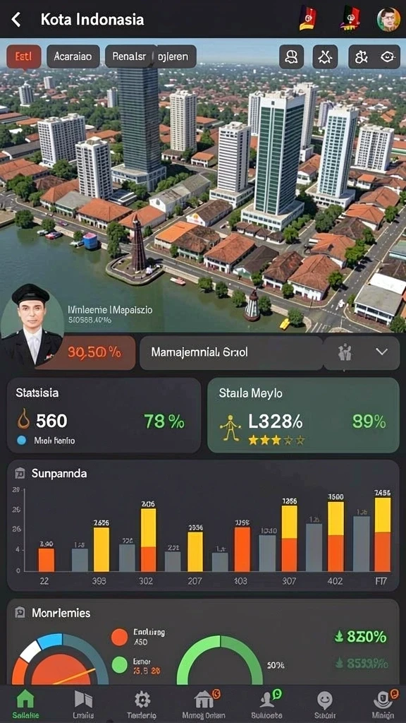 8svip - Screenshot menampilkan grafis menarik dalam permainan level satu.