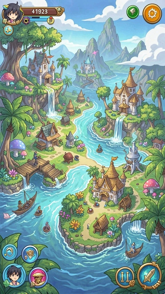 93337 - Grafik dunia fantasi yang memukau.