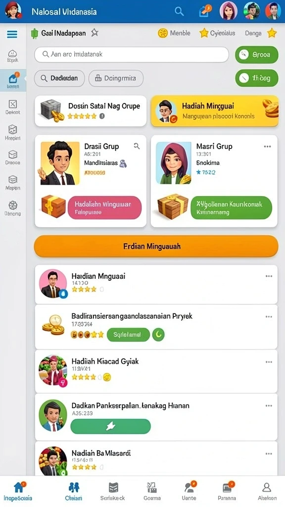 panen138 - Tangkapan layar level menantang yang harus diselesaikan pemain.
