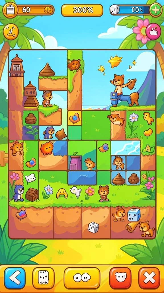 pp123 - Ilustrasi dari mode multiplayer dengan banyak pemain terlibat.